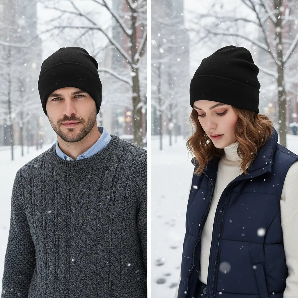 Unisex Warm Slouchy Beanie Hat