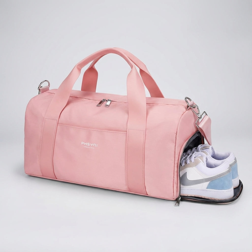 Unisex Water-Resistant Duffle Bag - Ideal for Sports & Travel