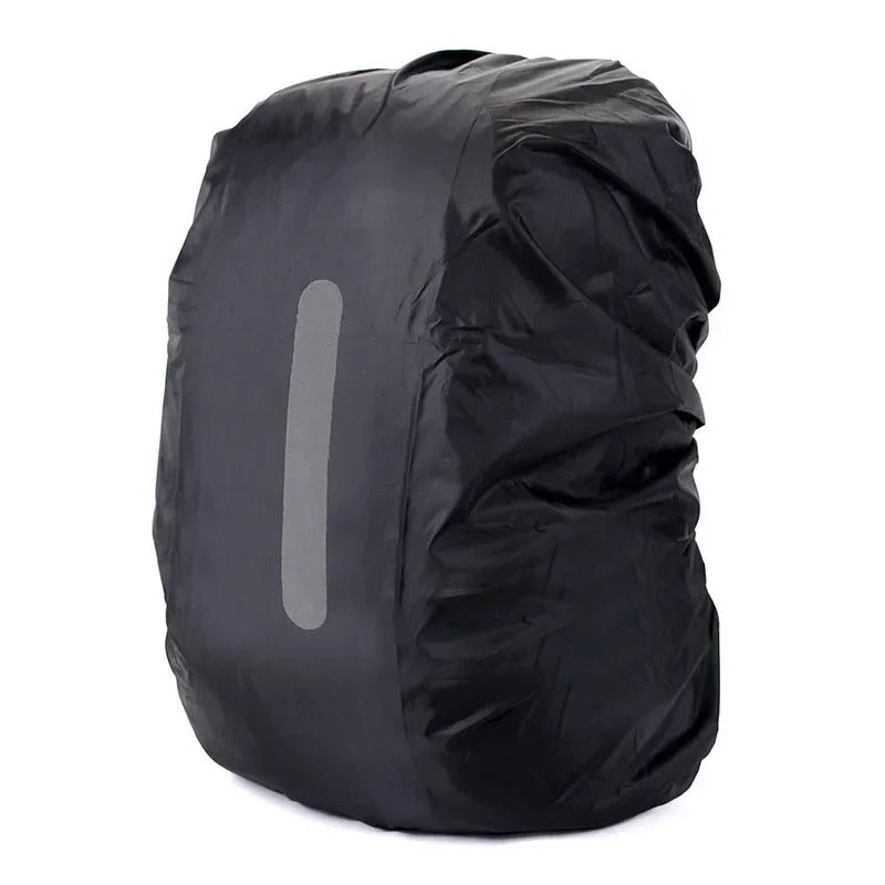 Unisex Waterproof Backpack Rain Cover - Reflective & Adjustable