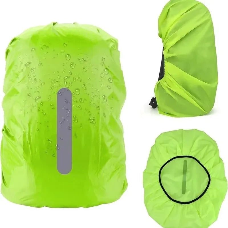 Unisex Waterproof Backpack Rain Cover - Reflective & Adjustable