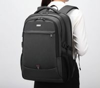 Unisex Waterproof Laptop Backpack with USB Charging