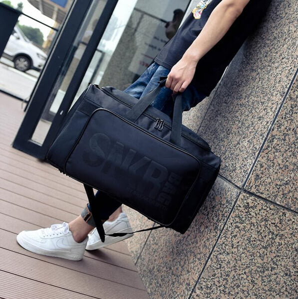 Unisex Waterproof Multi-Pocket Travel Duffel Bag for Sneakers & Gear