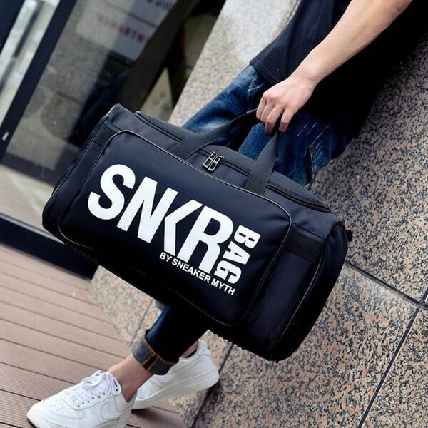 Unisex Waterproof Multi-Pocket Travel Duffel Bag for Sneakers & Gear