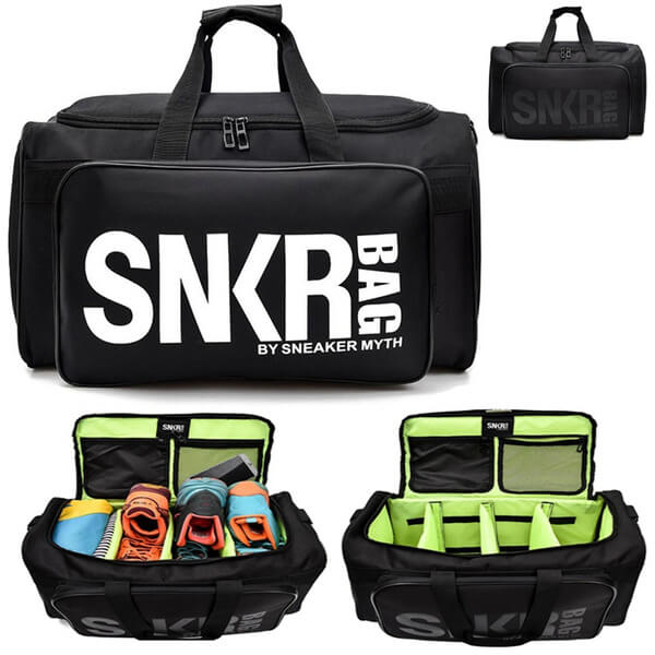 Unisex Waterproof Multi-Pocket Travel Duffel Bag for Sneakers & Gear