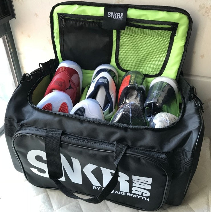 Unisex Waterproof Multi-Pocket Travel Duffel Bag for Sneakers & Gear