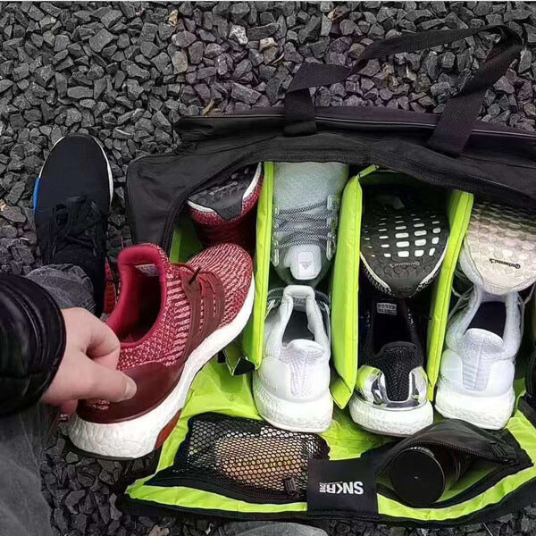 Unisex Waterproof Multi-Pocket Travel Duffel Bag for Sneakers & Gear