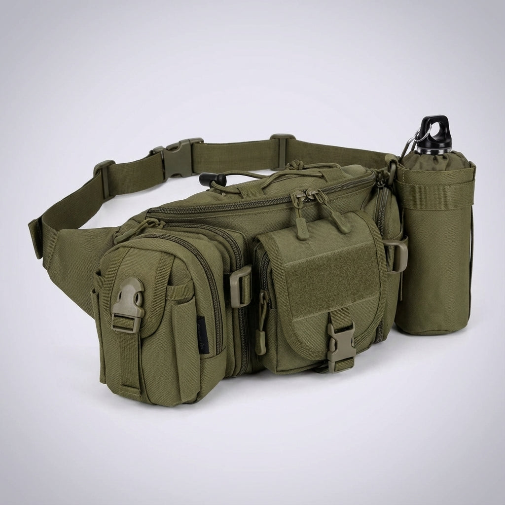 Unisex Waterproof Tactical Waist Bag - Secure and Organized