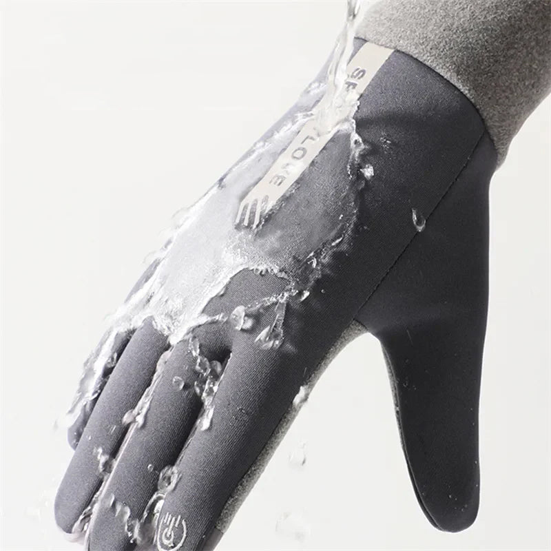 Unisex Waterproof Touchscreen Gloves with Non-Slip Grip