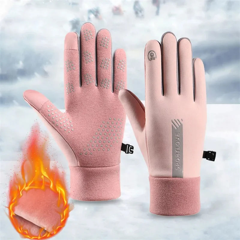 Unisex Waterproof Touchscreen Gloves with Non-Slip Grip
