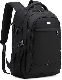 Unisex Waterproof Travel and Laptop Backpack with Smart Organization