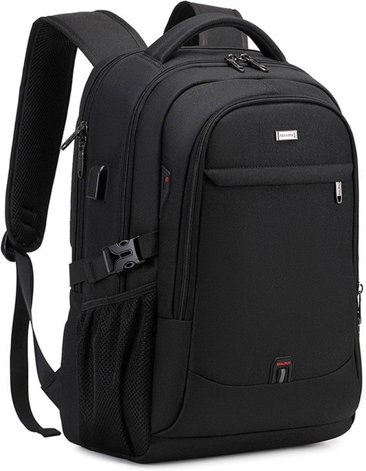 Unisex Waterproof Travel and Laptop Backpack with Smart Organization