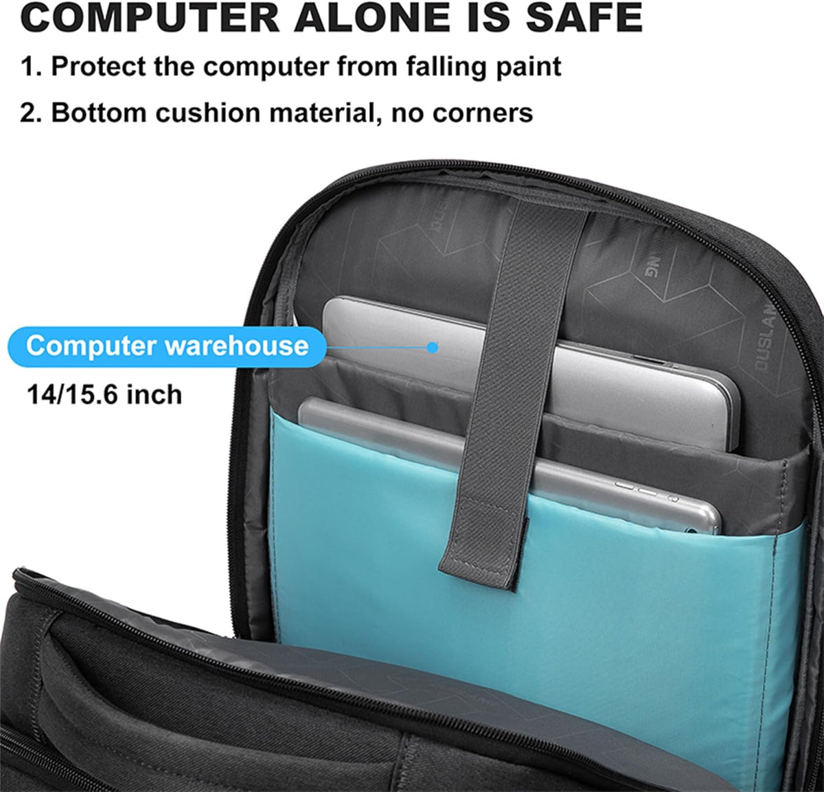 Unisex Waterproof Travel and Laptop Backpack with Smart Organization