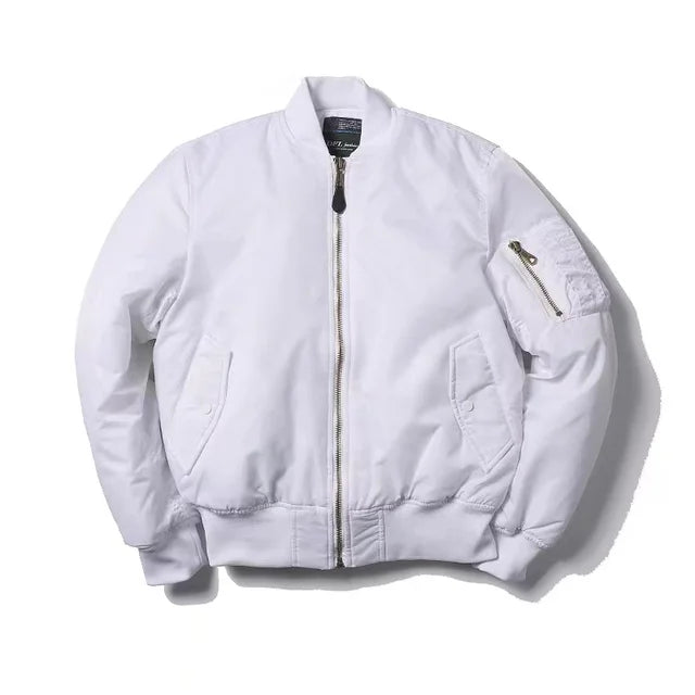 Unisex Zip-Up Bomber Jacket