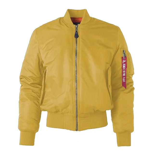 Unisex Zip-Up Bomber Jacket