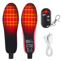 Universal Rechargeable Heated Insoles with Fast 30-Second Heating