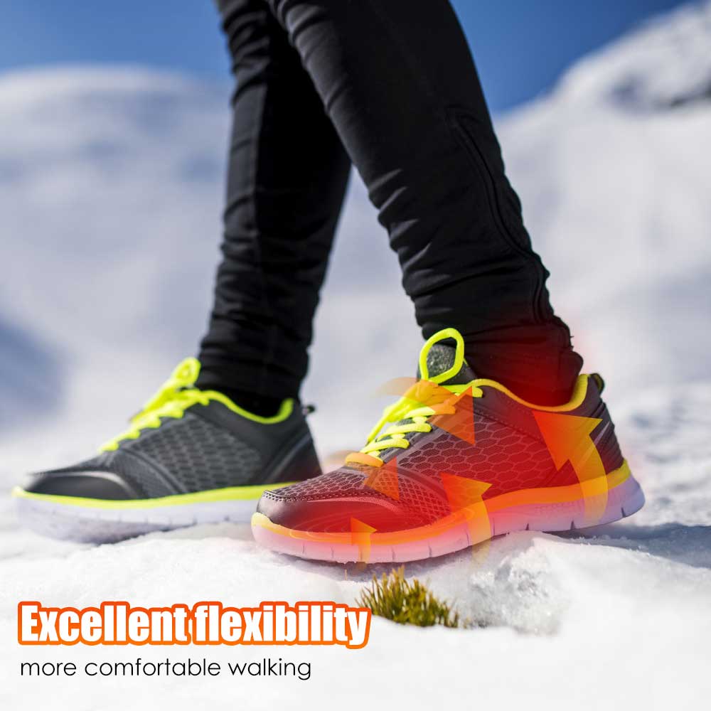 Universal Rechargeable Heated Insoles with Fast 30-Second Heating