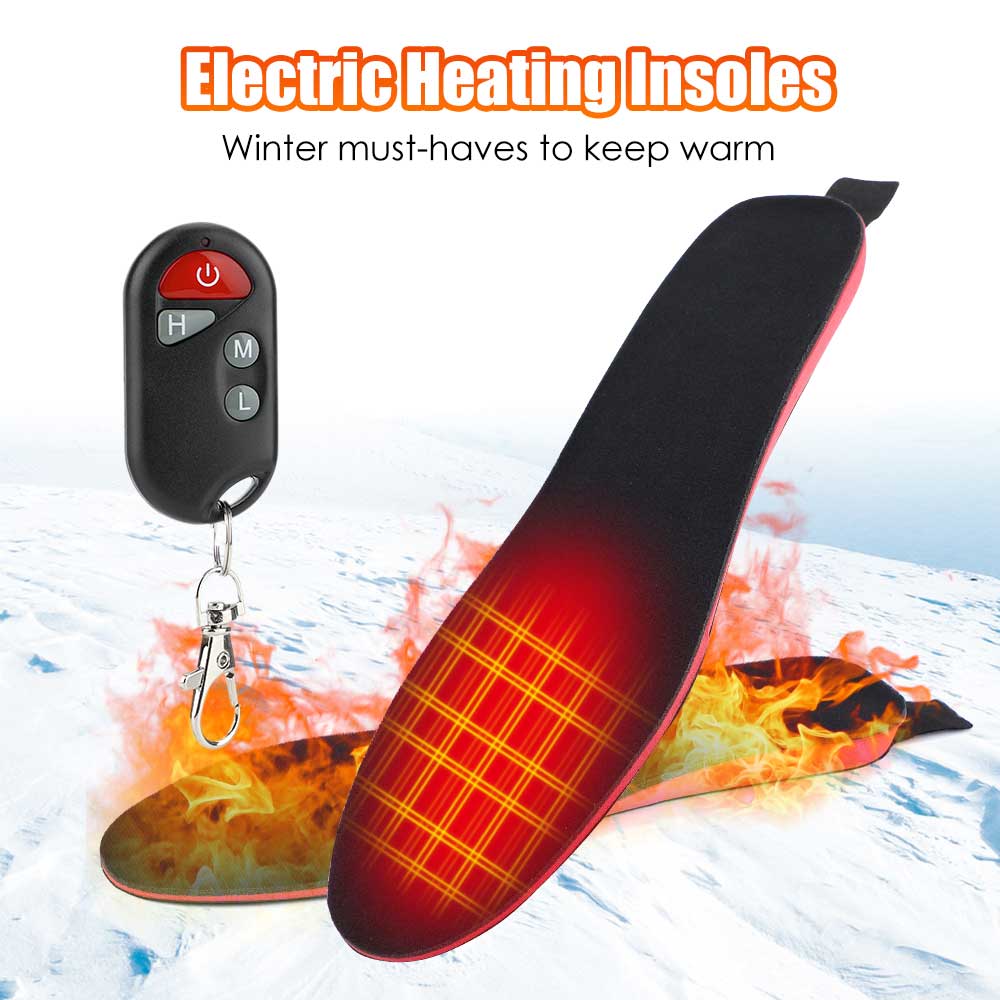 Universal Rechargeable Heated Insoles with Fast 30-Second Heating