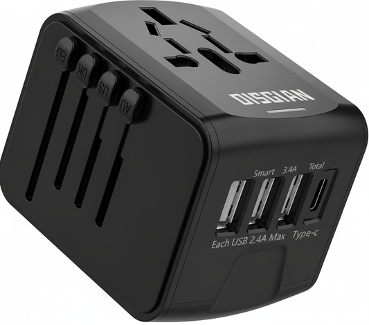 Universal Travel Adapter for Worldwide Use