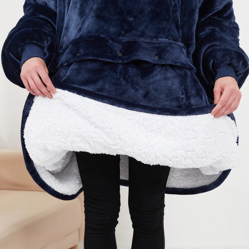 USB Heated Wearable Blanket Hoodie