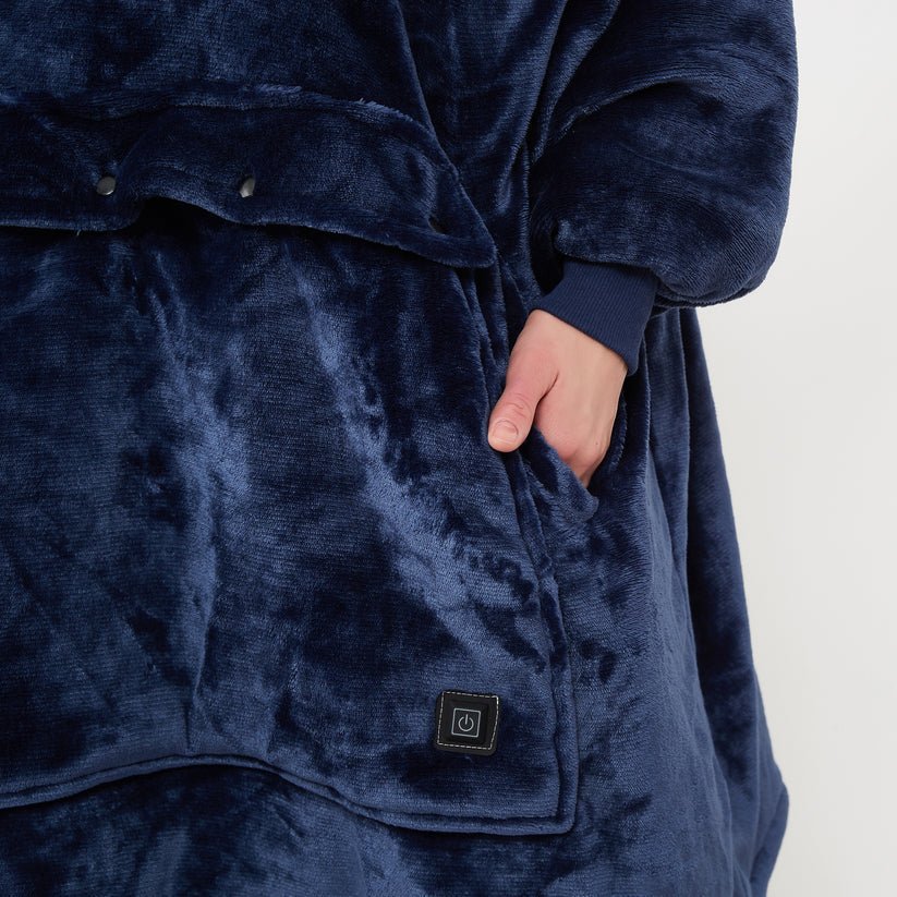 USB Heated Wearable Blanket Hoodie