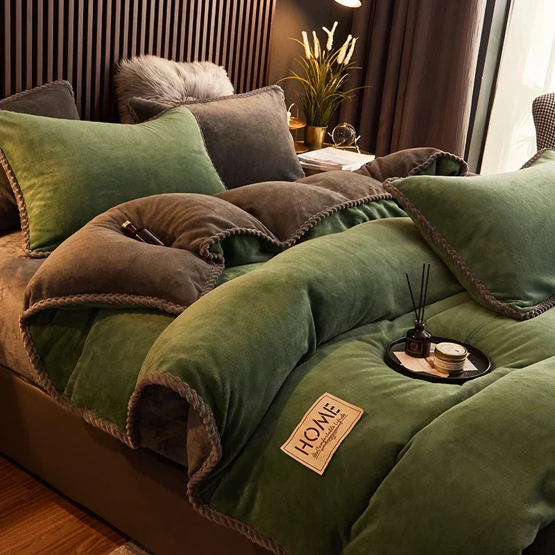 Velvet Fleece Comforter Set