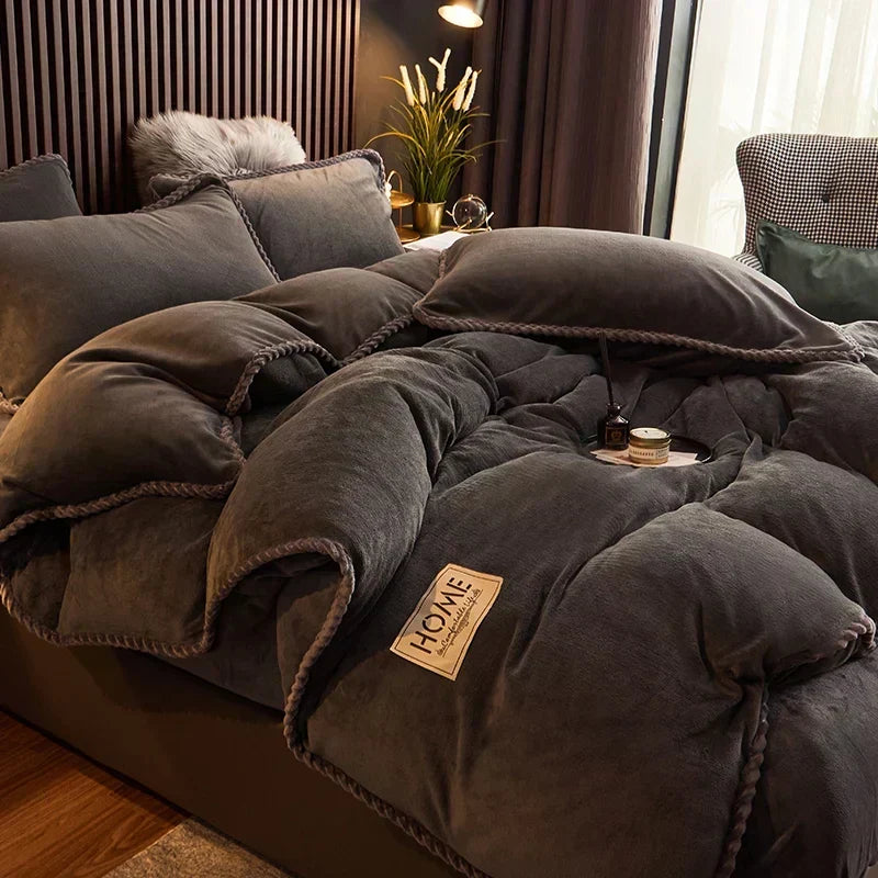 Velvet Fleece Comforter Set