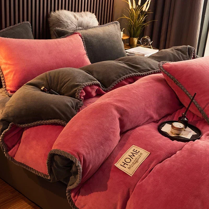 Velvet Fleece Comforter Set