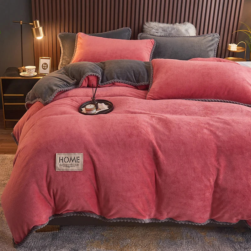 Velvet Fleece Comforter Set