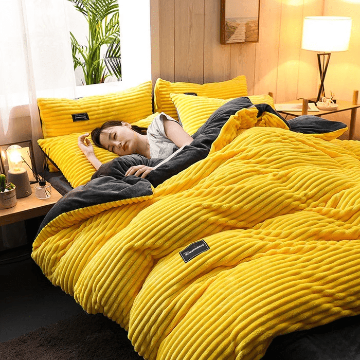 Velvet Winter Bedding Set