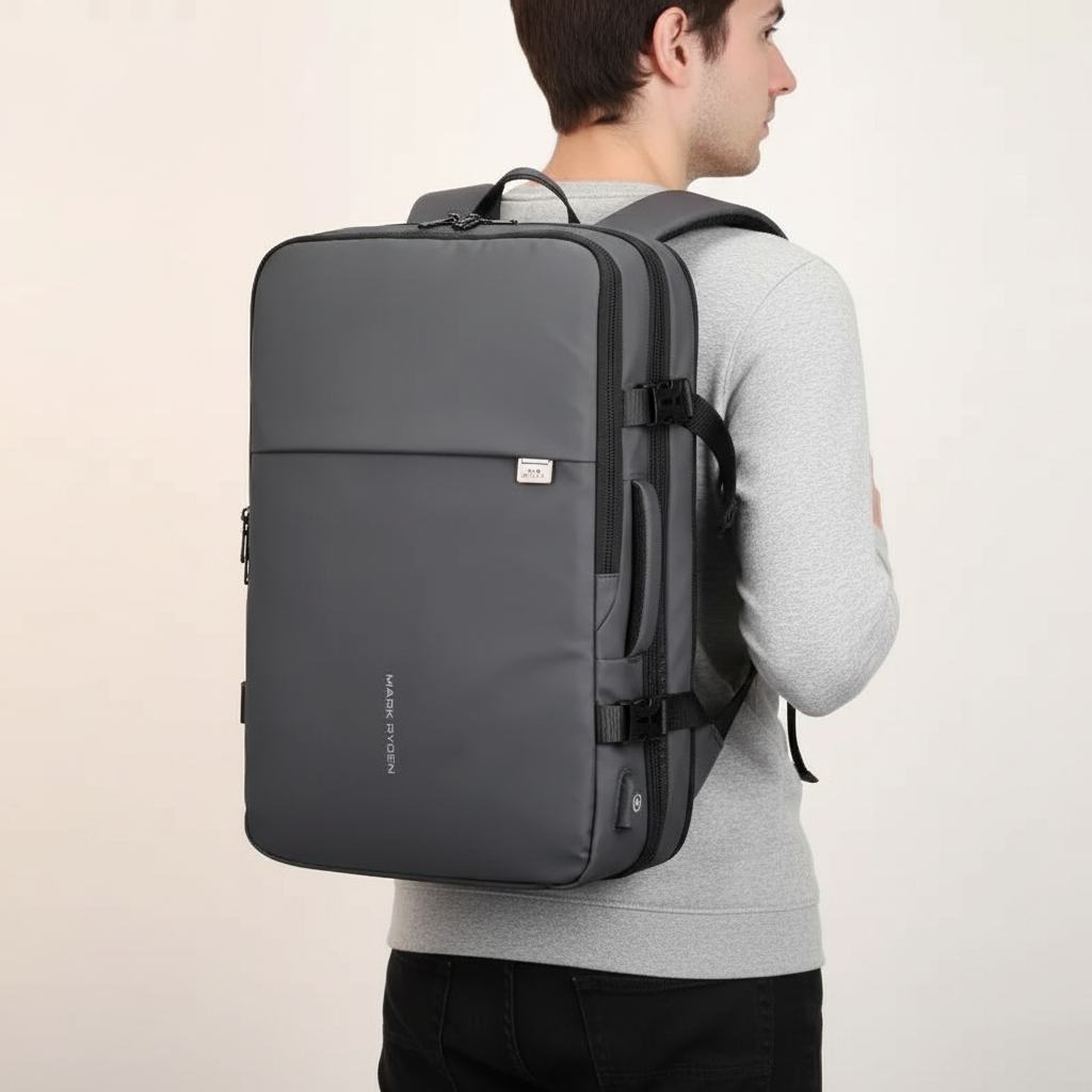 Versatile Expandable Travel Laptop Backpack