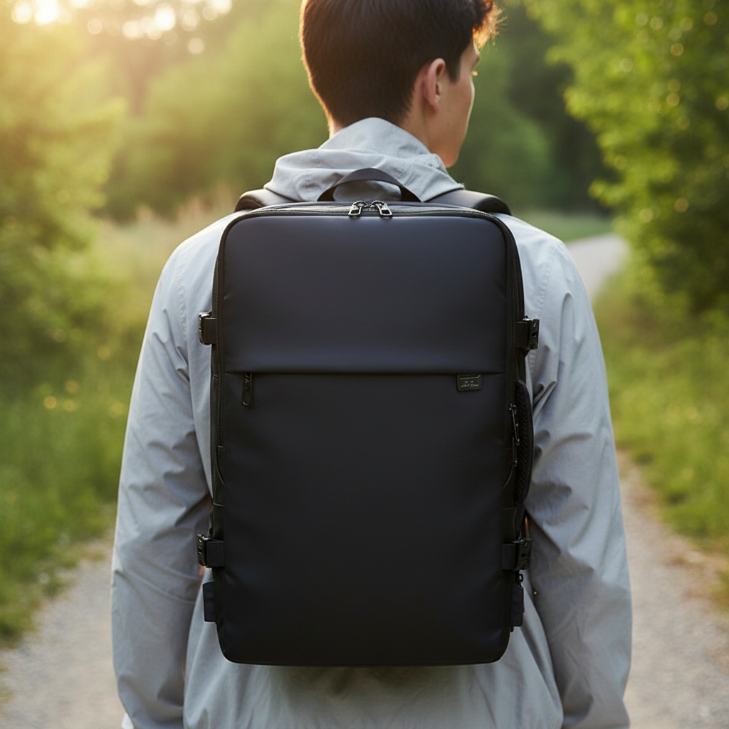 Versatile Expandable Travel Laptop Backpack