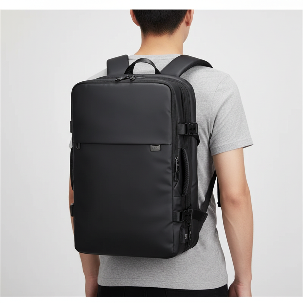 Versatile Expandable Travel Laptop Backpack