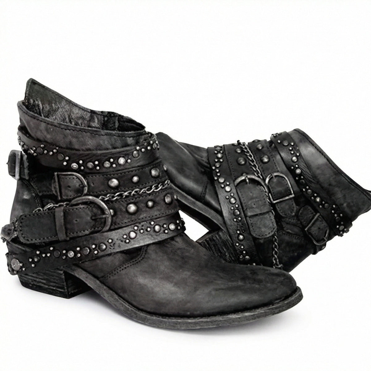 Vintage Chain Boots