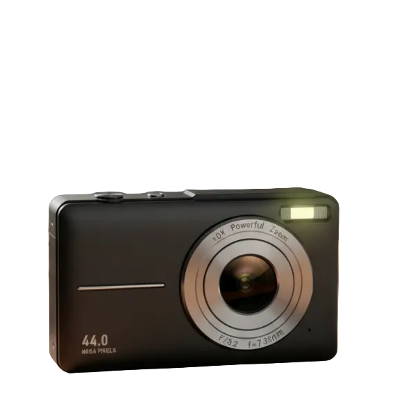 Vintage Digital Camera with Modern Features
