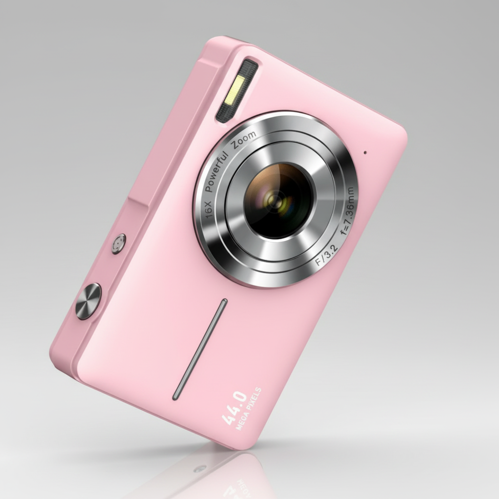 Vintage Digital Camera with Modern Features