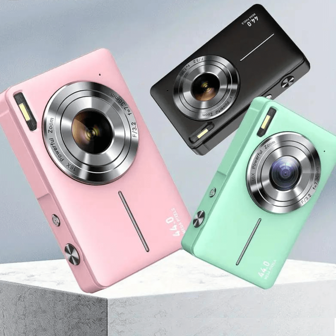 Vintage Digital Camera with Modern Features