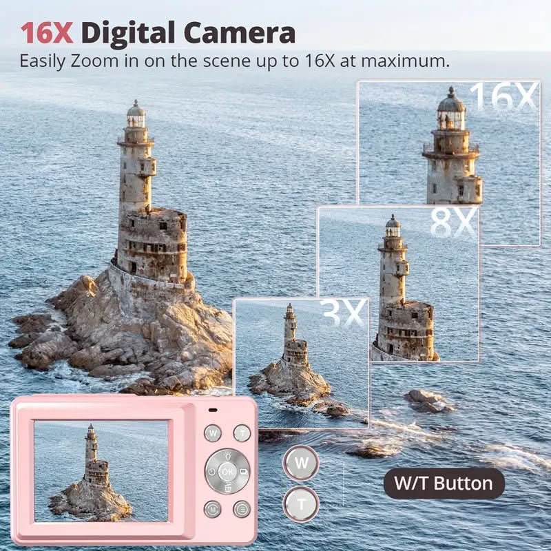 Vintage Digital Camera with Modern Features