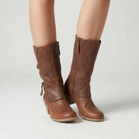Vintage Mid-Calf Heeled Cowboy Boots - Myrtle