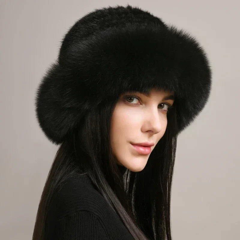 Voluminous Women's Hat with Visor - Cassandra