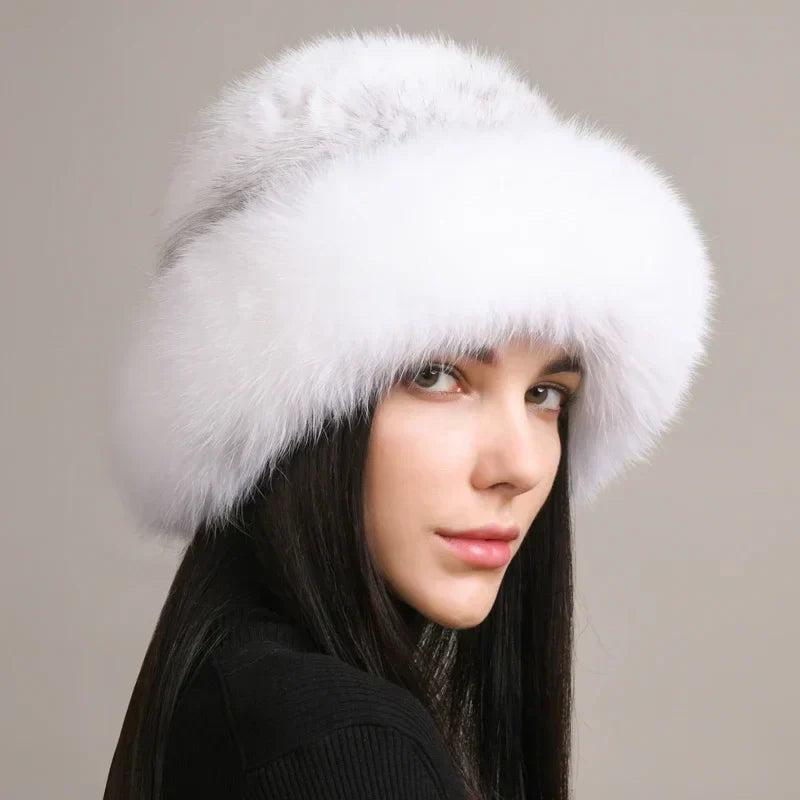 Voluminous Women's Hat with Visor - Cassandra