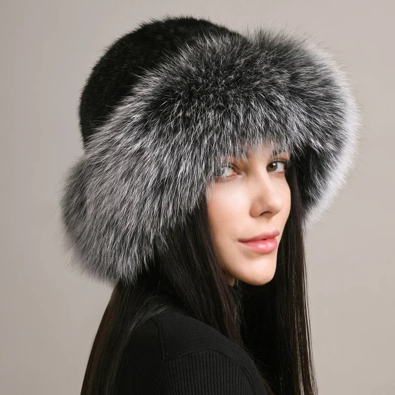 Voluminous Women's Hat with Visor - Cassandra
