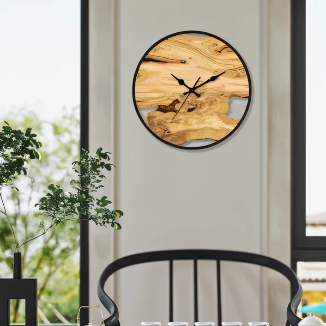 Wall Clock with a Minimalist Design and Clean Lines