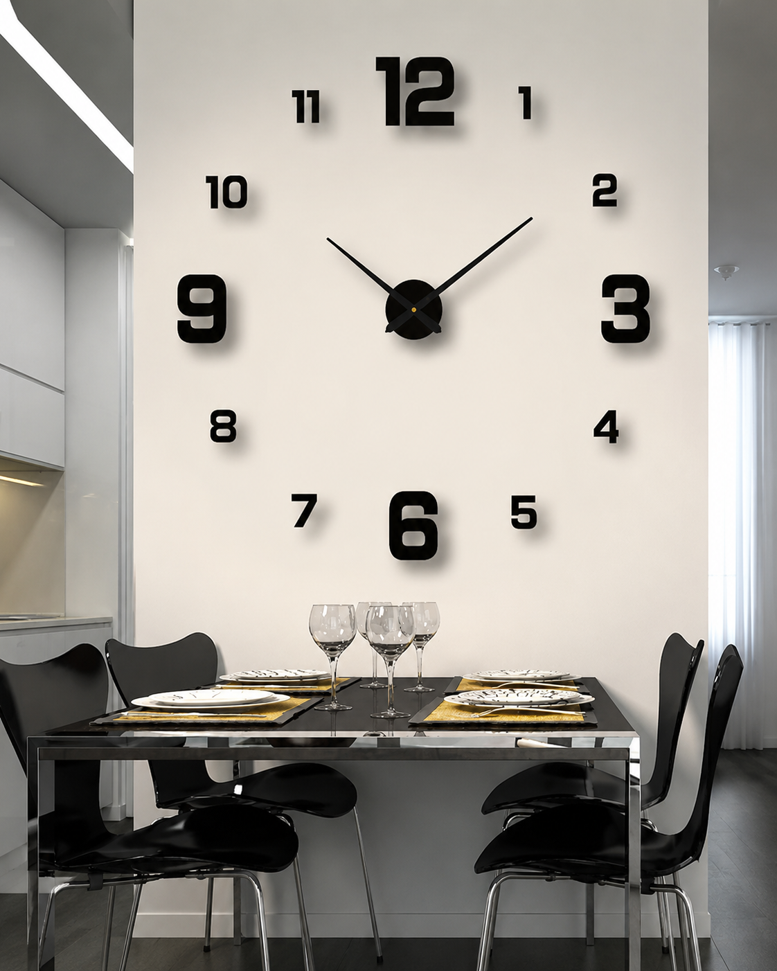 Wall Clock with Creative Design