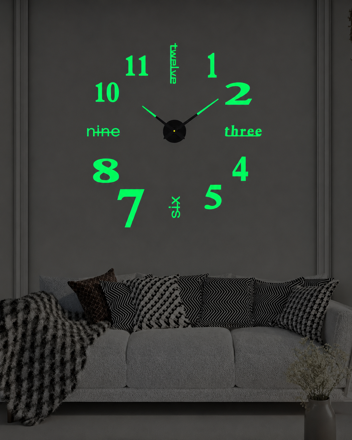 Wall Clock with Creative Design