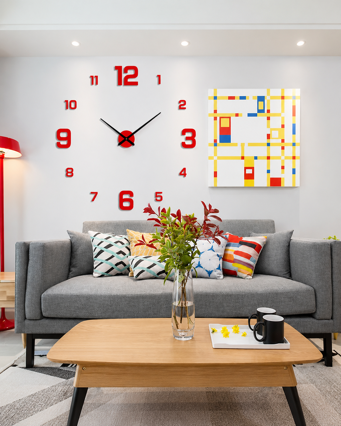 Wall Clock with Creative Design