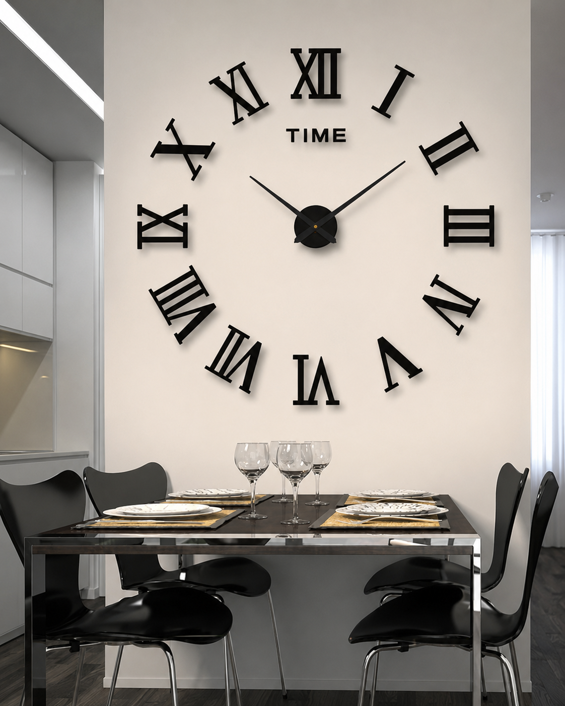 Wall Clock with Creative Design