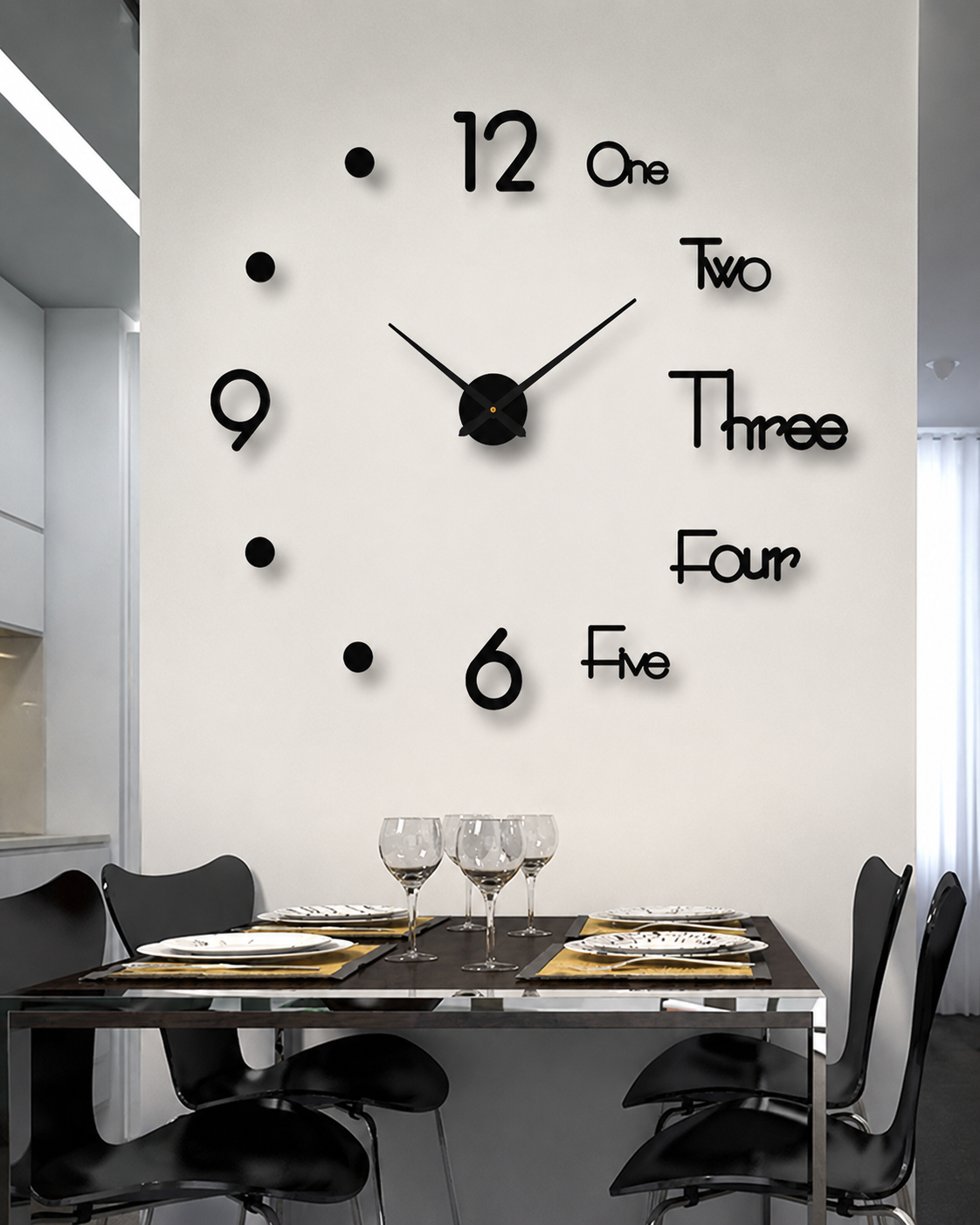 Wall Clock with Creative Design
