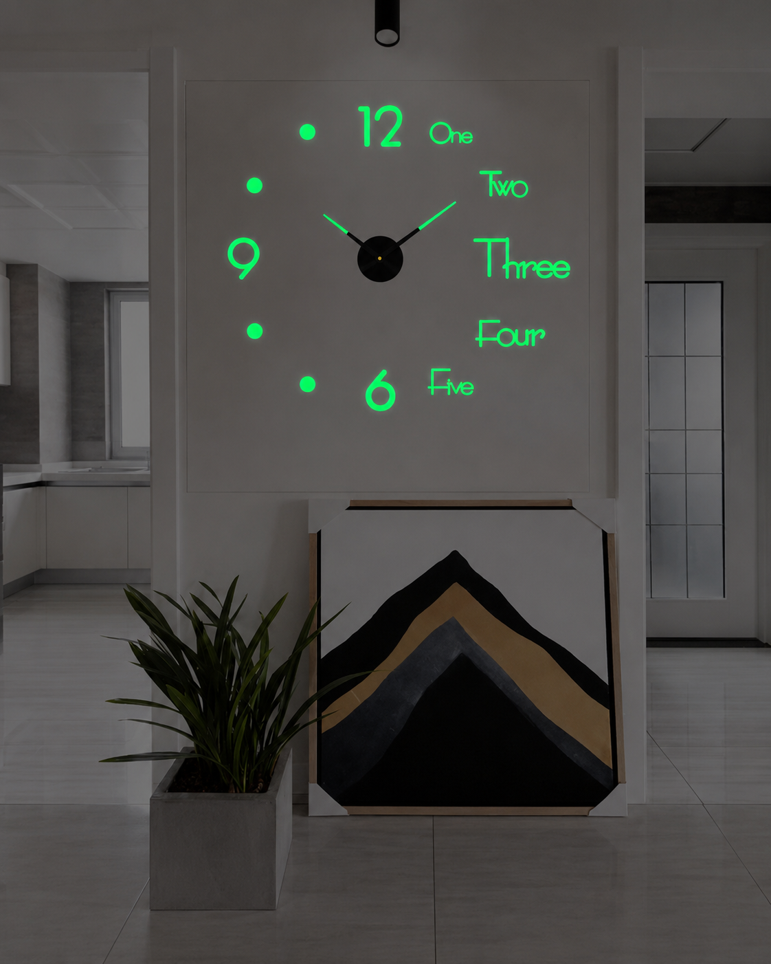 Wall Clock with Creative Design