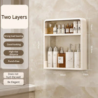 Wall-Mounted Bathroom Organizer Shelf