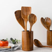Walnut Utensil Holder